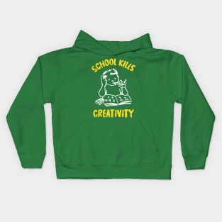 School Kills Creativity Kids Hoodie